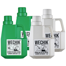 [위칙] 소독 섬유유연제 1.5L 2개 + 액체세제 1.5L 2개, 4개