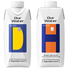 현대카드 Our water 330ml x 18개입 (D/H) 멸균종이팩 해양심층수 아워워터