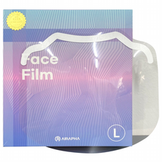 AIRAPHA 臉部薄膜 L 20.5 x 18.7 cm 100入, 1個, 單一顏色