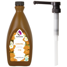 포모나 카라멜 소스 2kg + 전용 펌프 세트, 1개