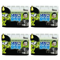 산도깨비 큰 냉장고 참숯 탈취제 본품, 200g, 4개