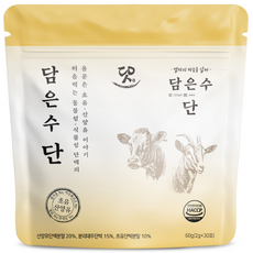 초유 산양유 동물성 식물성 단백질의 조합 담은수 단 30포 순한맛, 60g, 1개
