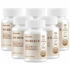 서플라이프 파로 발효 효소 정 식약청인증 HACCP, 6개, 60정