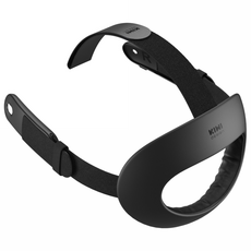 KIWI design K4 Flex 컴포트 라이트 헤드 스트랩 메타 퀘스트 3/3S 호환 헤드밴드 오리지널 교체형.조절 스트랩 PU 폼 편안 서포트 헤드 스트랩, 1개, QS05