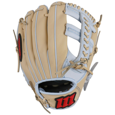 모리모토 MPN600 내야 외야 올라운드 유소년 카우하이드 레더 글러브 스카이/베이지 M680, 1개, 올라운드 11.5인치 십자웹