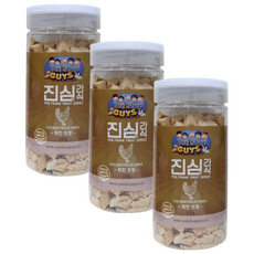 펫샵가이즈 진심에간식 강아지 고양이 트릿 동결건조간식, 3개, 120g, 닭가슴살