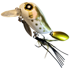 플랜와우 농어 미노우 낚시 미끼 크랭크 루어 하드베이트, 9.화이트골드, 1개, 8g