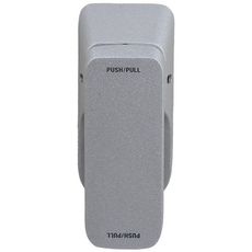 문고리 방문손잡이 푸시풀락 PPL-1701 화이트 블랙 그레이, 1개