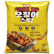 [현대프리마켓] 펀쿡 가라아게 통살 오징어스틱 튀김용, 1kg, 1개