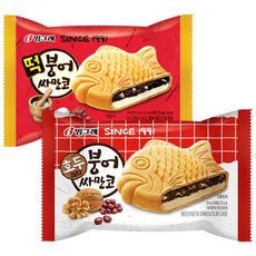 빙그레 붕어싸만코 (호두과자10+떡붕어싸만코10) 총 20개, 150ml