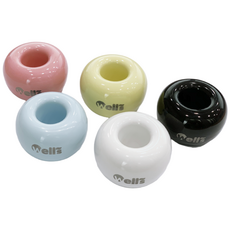 웰스 스탠드형 세라믹 칫솔꽂이(5개묶음), 1세트, 5개묶음(블랙/스카이블루/옐로우/화이트/핑크)