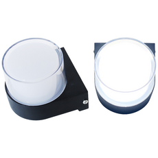 LED 방수 원형 미니볼라드 1등 IP65 KS인증 등기구 조명 욕실등 벽등 정원등 야외등 베란다등, 레드 LED 방수 원형 미니볼라드 1등/전구색