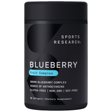 스포츠리서치 블루베리 컨센트레이트 800mg 소프트젤, 1개, 60정