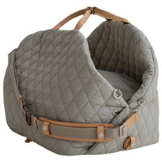 언에스온 럭셔리 3in1 반려동물 카시트 이동가방, 라이트 그린, 1개