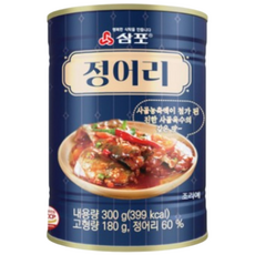 삼포 사골 육수의 깊은 맛의 정어리 통조림, 6개, 300g