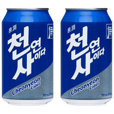 천연사이다, 350ml, 48개
