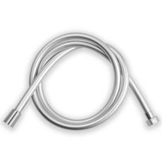 꼬임방지 물때제거 목욕 PVC 샤워호스, 1.5m, 실버