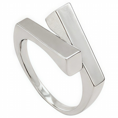 MYN더블 레이어 오픈 앤 조절 가능 링 - 한국 유니크 인덱스 링