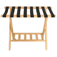 러기지랙 접이식 우드 수화물 선반 거치대 프레임 객실 받침대 정리대 스테이 호텔 신발 수납대, 1개, 내추럴 우드 컬러 80x45x58cm