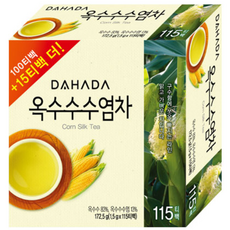 다하다 옥수수염차 티백, 1.5g, 115개입, 1개