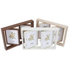 아트프레임 회전 양면액자 5X7인치, 브라운, 1개