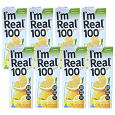 아임리얼 100 레몬, 8개, 730ml