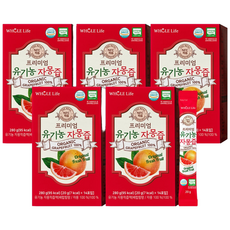 홀라이프 프리미엄 유기농 자몽즙, 5박스, 280g