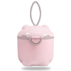 DING DONG PET 狗狗 Ruen 迷你便攜式飼料儲存罐 大型, 粉紅色, 1個, 180ml