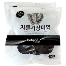 바비조아 자른기장미역, 100g, 2개