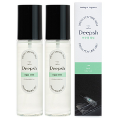 딥쉬 니치 퍼퓸 섬유향수, 아쿠아라임, 100ml, 2개
