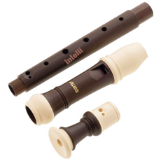AULOS 아울로스 소프라노 리코더 702BW 저먼식 최고급리코더 (융 포함), 1개, 나무무늬