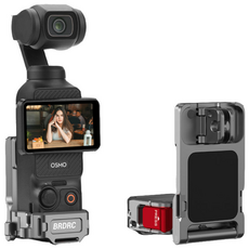 DJI Pocket 3 완벽 호환 초강력 마그네틱 거치대 - 360도 회전 가능 삼각대/차량/손잡이 멀티호환 Vlog/여행/운동 촬영 필수 액세서리, 1세트, 자기흡착 거치대
