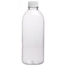 서울패키지 우유 투명 페트병 브릿지캡 38mm 20p, 화이트, 1L