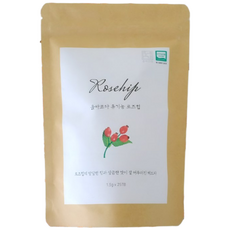 올바르다 유기농 로즈힙 차 티 열매차 원물, 130g, 130g, 1개, 1개입