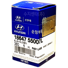 현대모비스 할로겐 전조등 H7 / 1864755007L / 18647 55007L / 벌브-할로겐(H7) / 할로겐전구 / 순정부품, 1개
