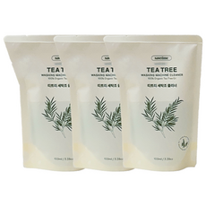 세이브타임 티트리 세탁조 클리너 3개 일반 드럼 통돌이 세탁기 통세척 청소 세제, 100ml