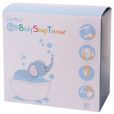 바쓰힐 키즈 바디솝 샤워티슈 밀크향 30p, 1개