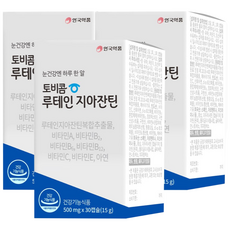 토비콤 루테인 지아잔틴, 30정, 3개