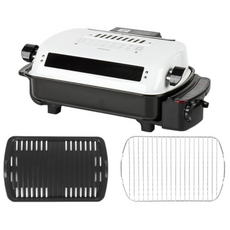 [26년형 온도조절가능] 몽비오스 국산 멀티 양면그릴 전기 직화 생선구이기, DW-G1000MOS