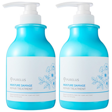 퓨어러스 모이스처 데미지 리페어 헤어트리트먼트, 2개, 500ml
