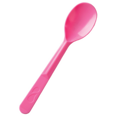 일회용 아이스크림 스푼 12cm 개별포장 핑크, 1개, 500개