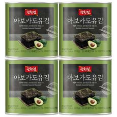 廣川海苔 罐裝酪梨油海苔, 30g, 4罐