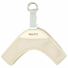 Neo FIT. 寵物氣墊胸背帶, 米色, 1個