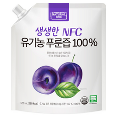 내추럴박스 유기농 푸룬즙 NFC 착즙주스, 1개, 500ml