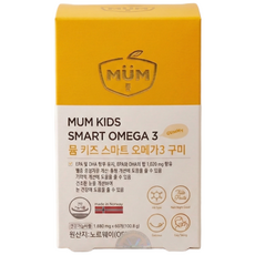 뮴 키즈 스마트 오메가3 구미 60개입, 1개, 60정
