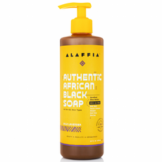 [쿠팡수입] 알라피아 어센틱 아프리칸 블랙솝 올인원 바디워시 와일드 라벤더, 476ml, 1개