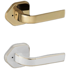 벨라 BL0403 버튼형 프리미엄 고급 방문손잡이, 화이트, 1개