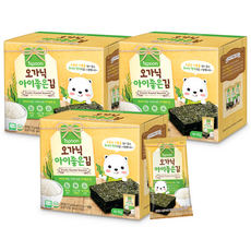 ispoon 孩童海苔, 3盒, 調味口味, 12g