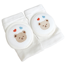 주니도니 귀여운 아이 무릎보호대, 하트베어, 1세트