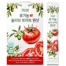 연우에이치앤비 스페인 유기농 올리브 엔 로마 토마토 원샷 올토샷 바예호 엑스트라버진 오일 착즙 라이코펜 듀얼샷, 1개
